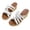 White, variant on Women's Sandals Summer Large Size Fish Mouth Thick Soled One-line Slippers Beach Wedge Sandals
