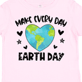 thumbnail image 4 of Inktastic Make Every Day Earth Day with Hearts and Stars Boys or Girls Toddler T-Shirt, 4 of 5