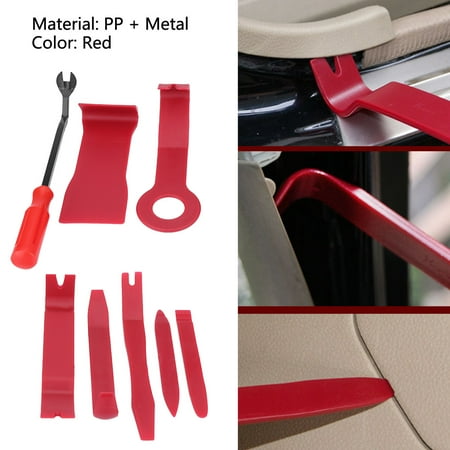 

Fugacal 8pcs Car Interior Audio Stereo Door Panel Clip Trim Dashboard Removal Opening Tool Kit Trim Removal Trim Removal Tool