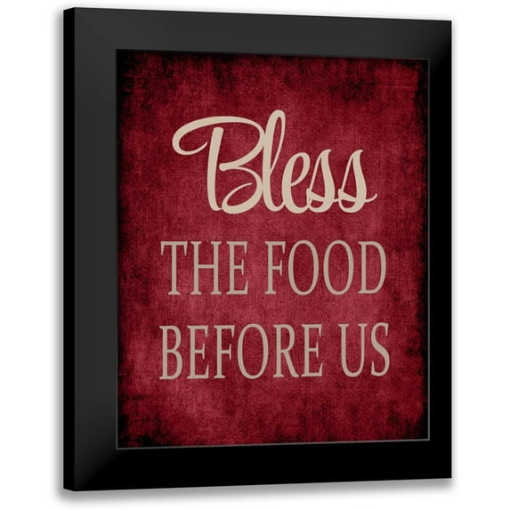 Robinson, Tamara 15x18 Black Modern Framed Museum Art Print Titled - The Food Before Us - Red