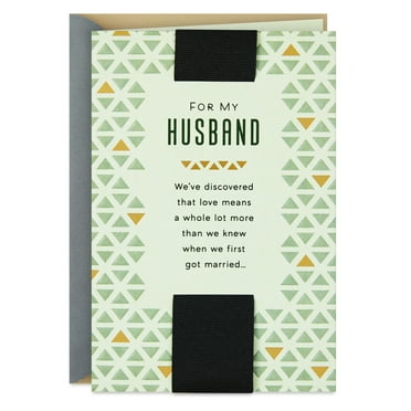 Hallmark Father's Day Card for Husband (We've Discovered What Love Means)