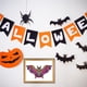 thumbnail image 3 of Wosthever Rompecabezas de madera Halloween Bat Adulto DIY Educación temprana Juguetes de forma irregular Juego de para niños Colección Kits de decoración para fiestas, 3 of 6