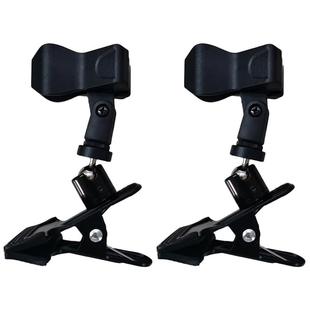 Cuadros Decorativos 1 par de abrazaderas de clip de punto de cruz Soporte de escritorio con clip de rotación 360 para trípode de cámara Wdftyju embutido en tela