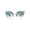 Gold Green Smoke, variant on Womens Mod Design Exposed Horn Rim Cat Eye Chic Sunglasses Silver Blue Smoke