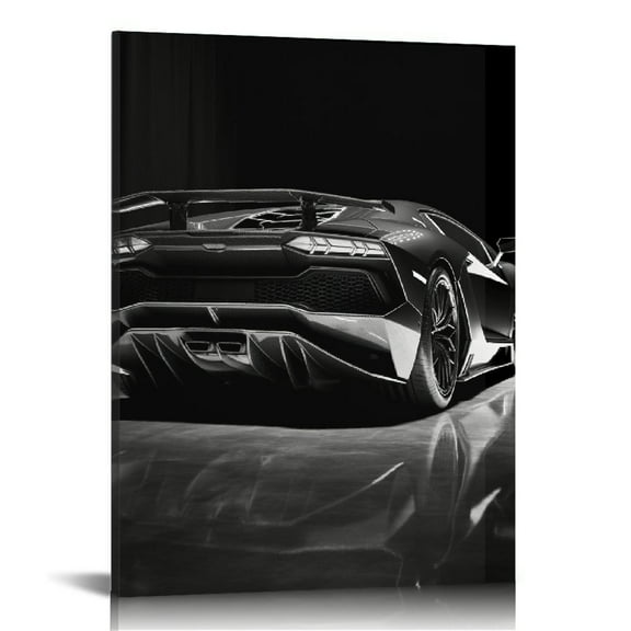 EastSmooth Car Poster Supercar Posters Car Wall Art Muscle Car Posters Car Canvas Wall Art Car Pictures Car Wall Decor Car Room Decor