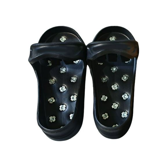 tegongse Spiked Shoes Convenient Spiked Shoes Breathable for Self Leveling Overlays Wide Base Stability for Standing or Kneeling