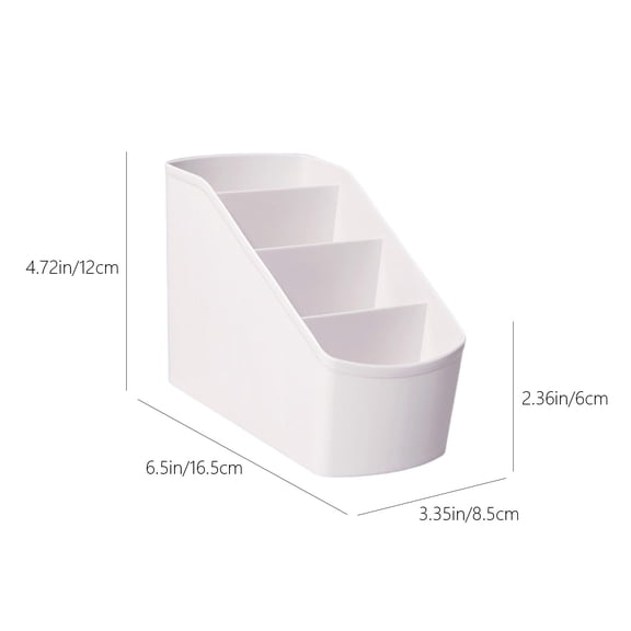 Rkxzt P Lastic Storage Container,Multifunctional Organizer Desk Caddy with Multiple Compartments for Office Supplies and Bathroom Storage, 6.5x4.72x3.35