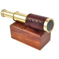thumbnail image 5 of Telescopio de mano THOR INSTRUMENTS de latón de 15 cm con caja, 5 of 5