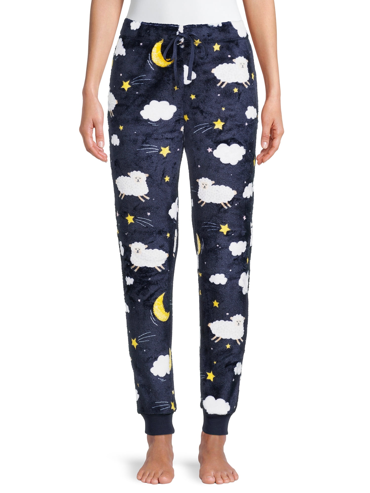 Secret Treasures Women's and Women's Plus Plush Cuffed Pajama Pants