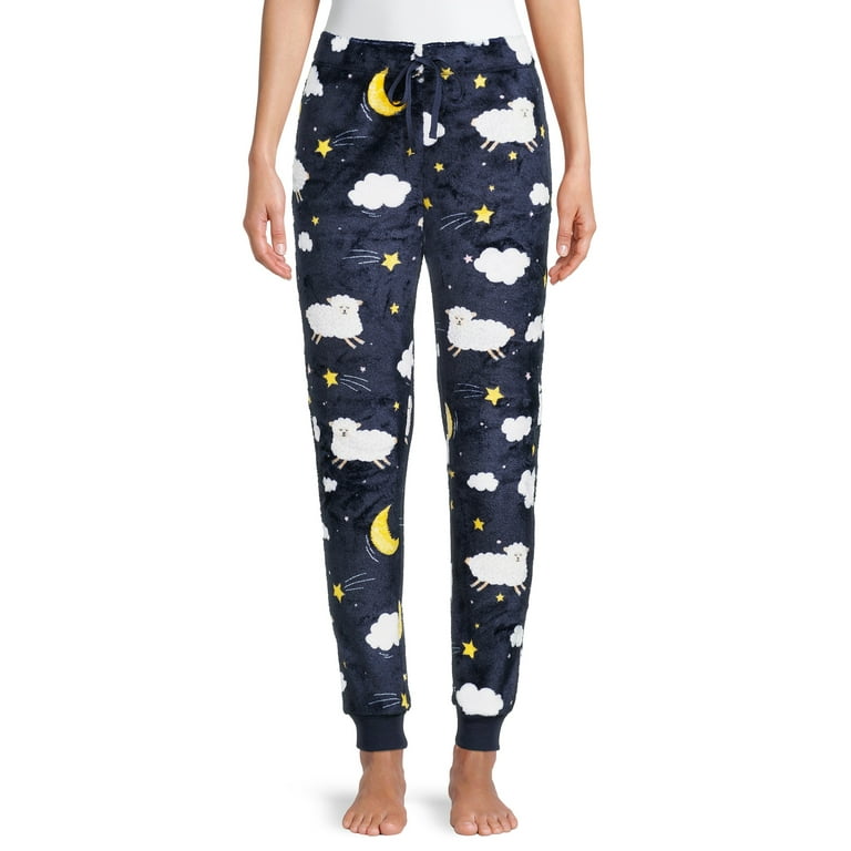 Secret Treasures Women's and Women's Plus Plush Cuffed Pajama Pants