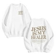thumbnail image 5 of Women's Sweatshirts 2025 Jesus Is My Healer Sweatshirt Christian Sweatshirts Casual Pullover Tops Sweatshirt for Women, 5 of 8