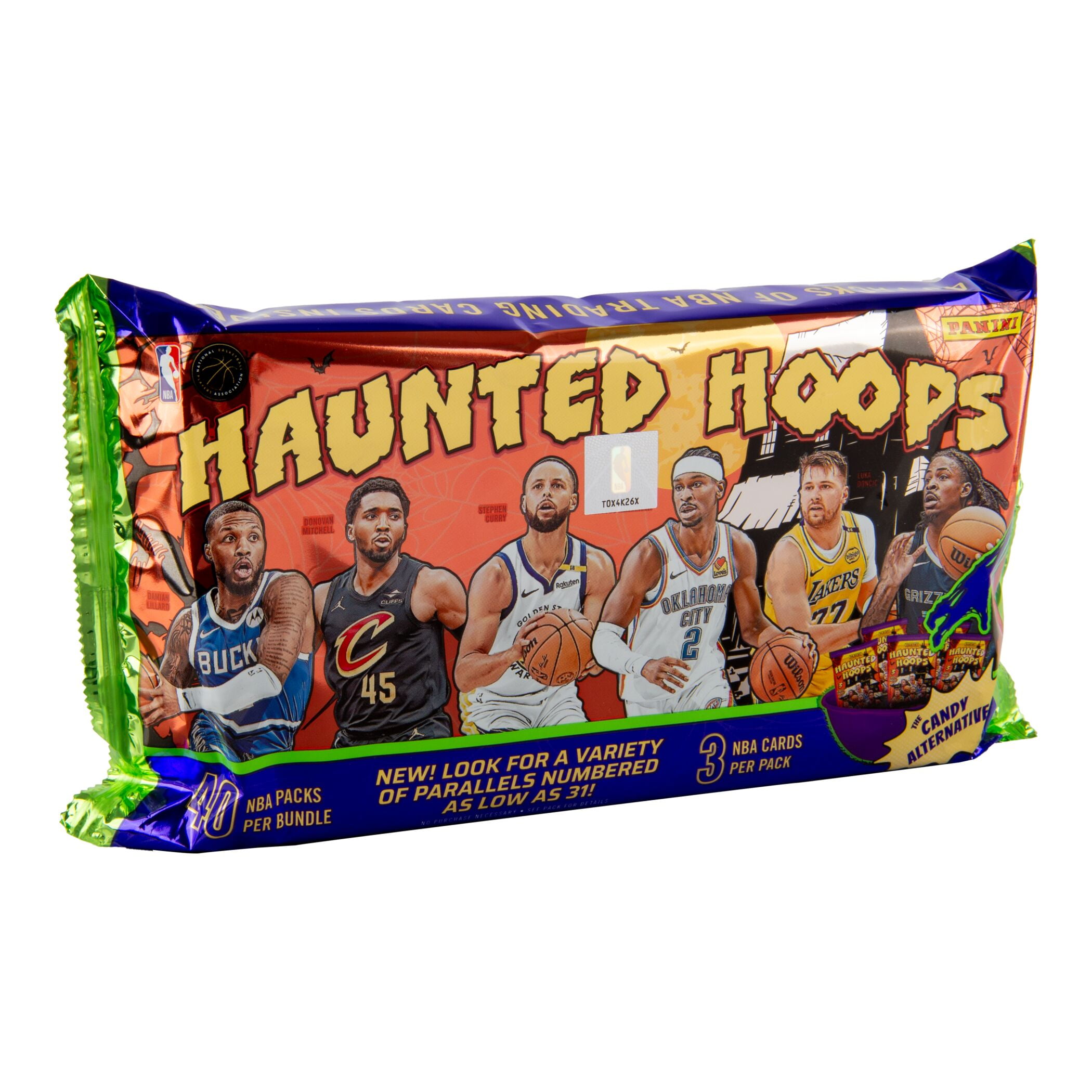haunted hoops rare cards 2023-24 Hoops- Kawhi Leonard- Holo Candy Corn- Card # 114- LA Clips Panini 2024 Haunted Hoops NBA