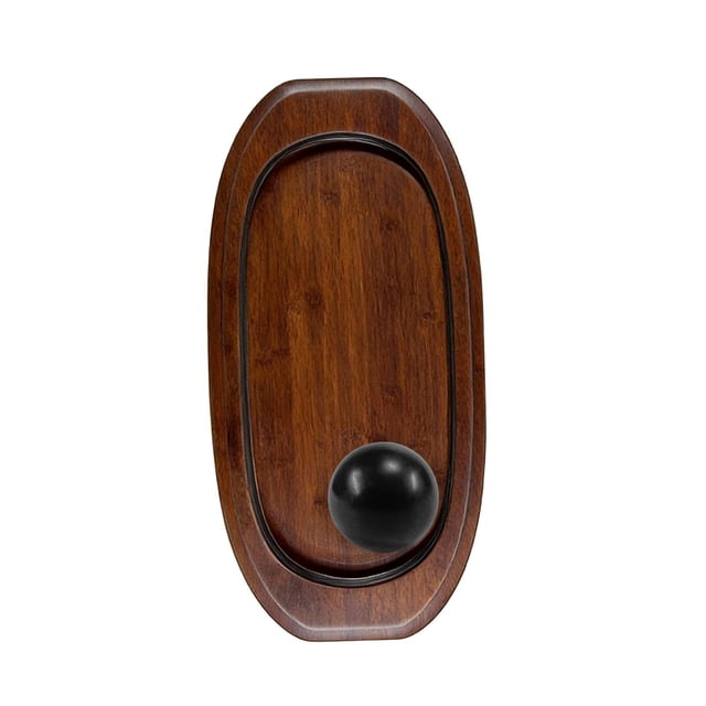 amagogo Balance Training Board Wobble Workout Equipment Professional Strong Roller Board Brown