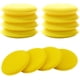 thumbnail image 1 of Esponja para pulir automóviles (amarilla), 12 almohadillas aplicadoras de cera para automóviles, almohadillas de pulido de microfibra para limpiar vidrios de automóviles y vehículos., 1 of 5