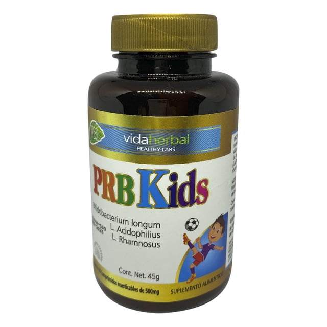 PRB KIDS VIDA HERBAL C/90 TABS Bifidobacterium longum L Acidophilus L Rhamnosus