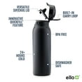 thumbnail image 3 of Ello Flip & Fill 32oz Stainless Steel Water Bottle, Black, 3 of 11