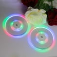 thumbnail image 5 of CUTELOVE 3pcs Mini Glow Coaster LED Bottle Light Christams Festival Nightclub Bar Party Vase Decoration LED Glorifier Drink Cup Mat NORBI, 5 of 6