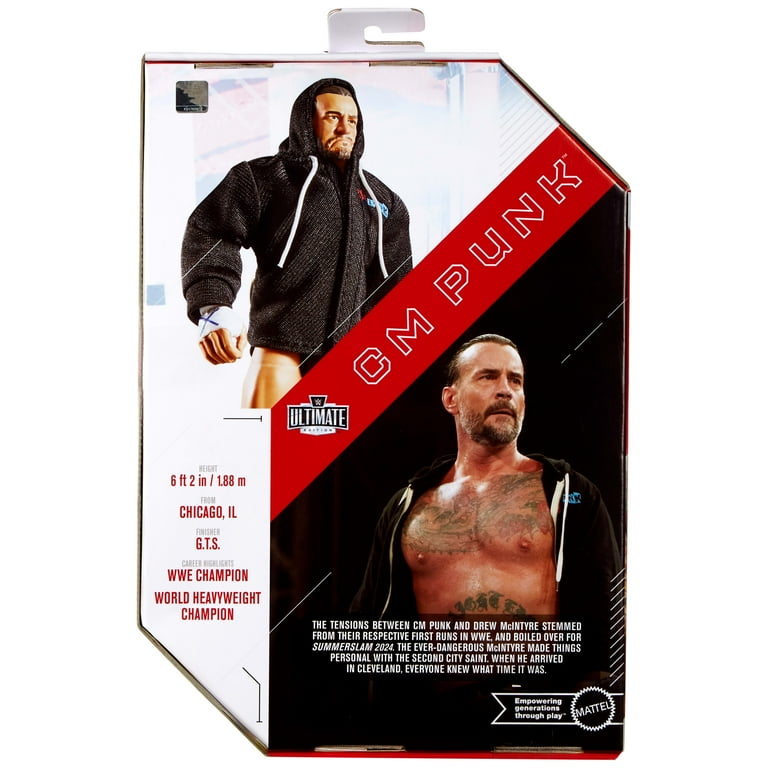 WWE CM Punkフィギュア 新品未開封 Ultimate Edition WWE Ultimate Edition CM Punk Action Figure & Accessories Set, 6