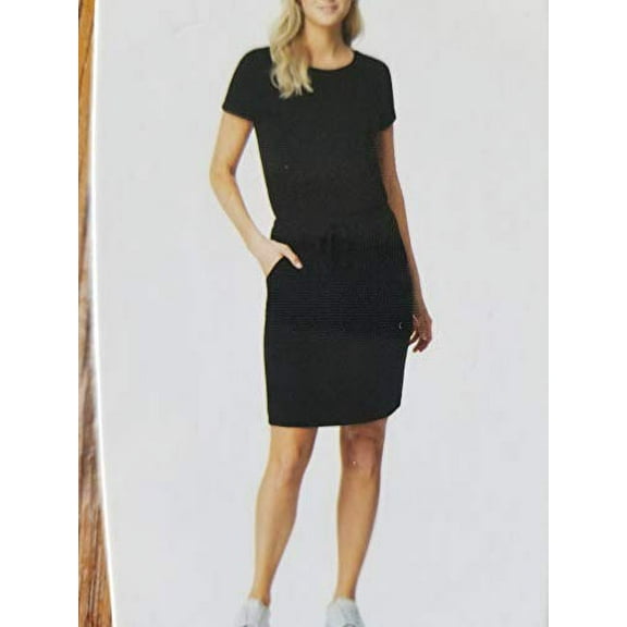 32 DEGREES Womens Cool Dress Color Black Size S/M/L NWT Adjustable Waist (XL)