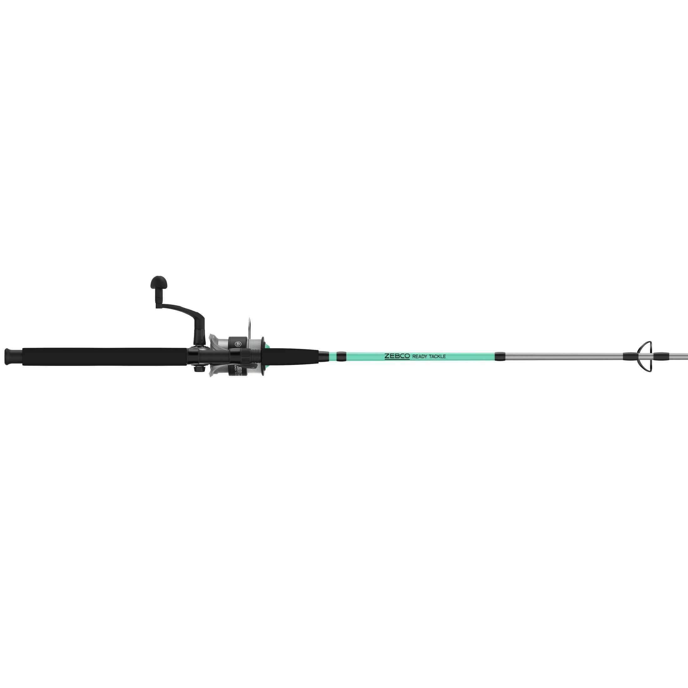 Zebco Ready Tackle Surf/Pier Spinning Combo, 8-Foot, 2-Piece Fishing Rod, Size 60 Reel, 17-Pound Line, 24-Piece Tackle Kit