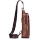 thumbnail image 3 of Bolso bandolera de cuero para hombre, resistente al agua, antirrobo, bandolera, bandolera, mochila, BULL CAPTAIN Paquete de cuero, 3 of 7