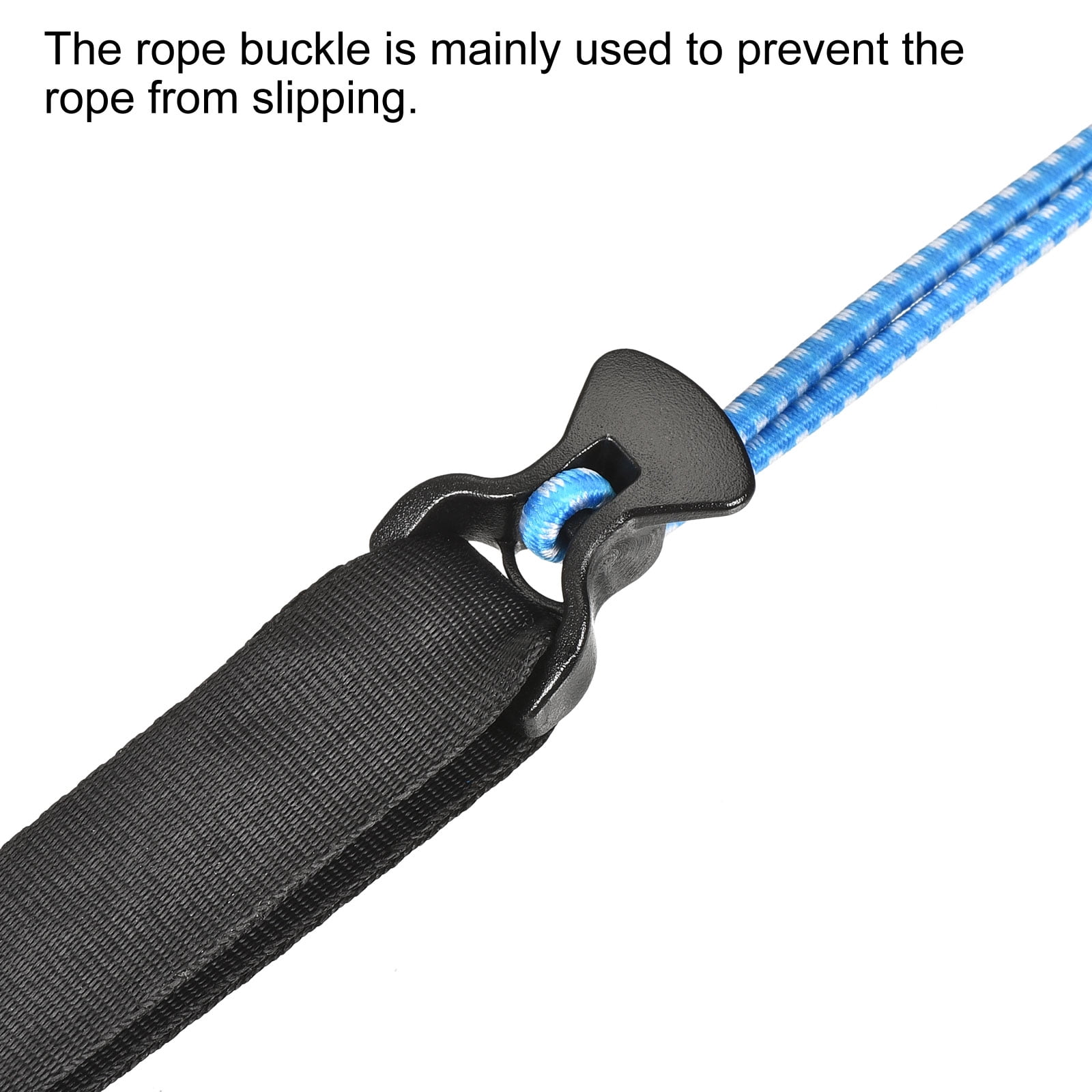 Unique Bargains Plastic Tent Rope Buckle Cord Adjuster for Camping