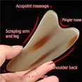 thumbnail image 2 of maskred 2Pcs Gua Sha Plate Buffalo Horn Guasha Board Massage Scraping Tool Scraper for Body Face, 2 of 5