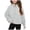 Grey, variant on eczipvz Oversized Hoodies for Teen Girls Girls Zip-Up Hoodie Long Sleeve Cropped Knit Sweatshirt Trendy Preppy Jacket with Hood Grey,150/11-12years
