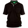 thumbnail image 2 of Duke - Polo piqué con bolsillo en pecho modelo Grant para hombre (Negro), 2 of 2