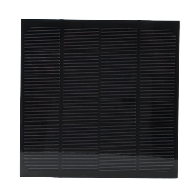 Panel Solar Portátil De Silicio Monocristalino DIY Panel De Carga Solar 6V 4.5W Clase A Panel Fotovoltaico 165x165MM