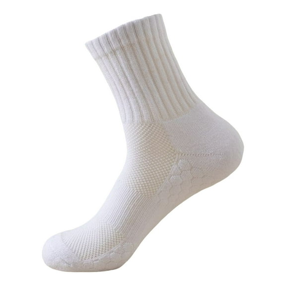 kamemir Ankle Socks for Women Women's Everyday Soft Cushioned Ankle Socks(White,One Size)