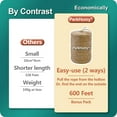 thumbnail image 5 of UniMall Natural Jute Twine 600 Feet Long Twine String for Crafts Gift Wrapping Packing Gardening Crochet Knitting Macrame Decor (Brown 2mm * 600feet), 5 of 7