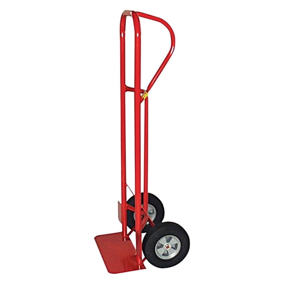 Milwaukee Hand Truck Heavy Duty P-Handle Hand Truck With 10 Inch Solid Puncture Proof Tires