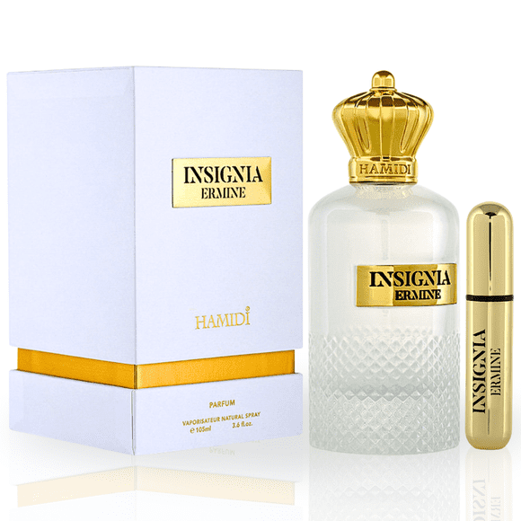 INSIGNIA Hermine EDP Vaporisateur 105ML (3.5 OZ) par Hamidi / Parfum Unisexe Unique et Sophistiqué