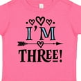 thumbnail image 4 of Inktastic 3rd Birthday 3 Year Old Arrow Girls Toddler T-Shirt, 4 of 5