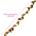 thumbnail image 4 of Guirnalda Artificial De 250 Cm Con 45 Flores De Peonía Flores Artificiales De Simulación Plantas Para Colgar En La Pared Vides Decoración De Arte Hecha A Mano Para El Banquete De Boda Decoración De La Muyoka Hogar, 4 of 7