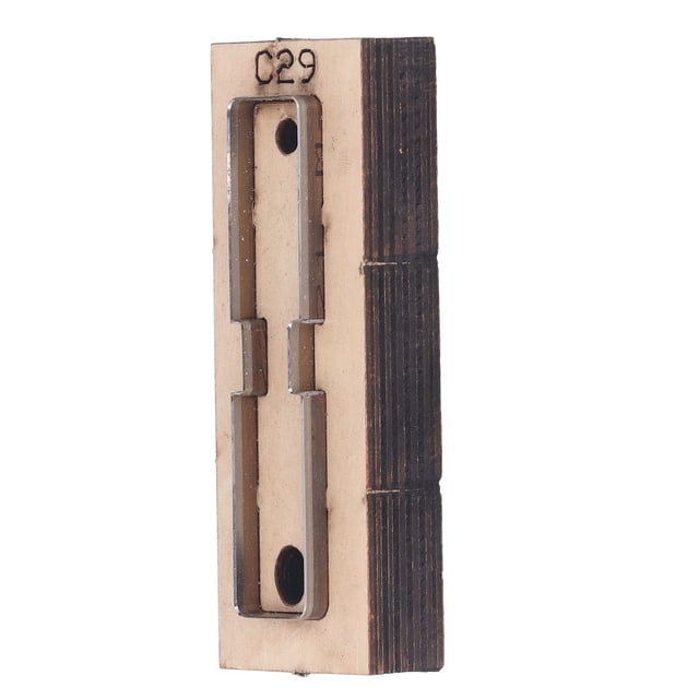 Troquel de corte de cuero, Base de madera, bricolaje, troquel de cuero hecho a mano para álbum de recortes, fabricación de joyas, colgante de tarjeta de Control de acceso