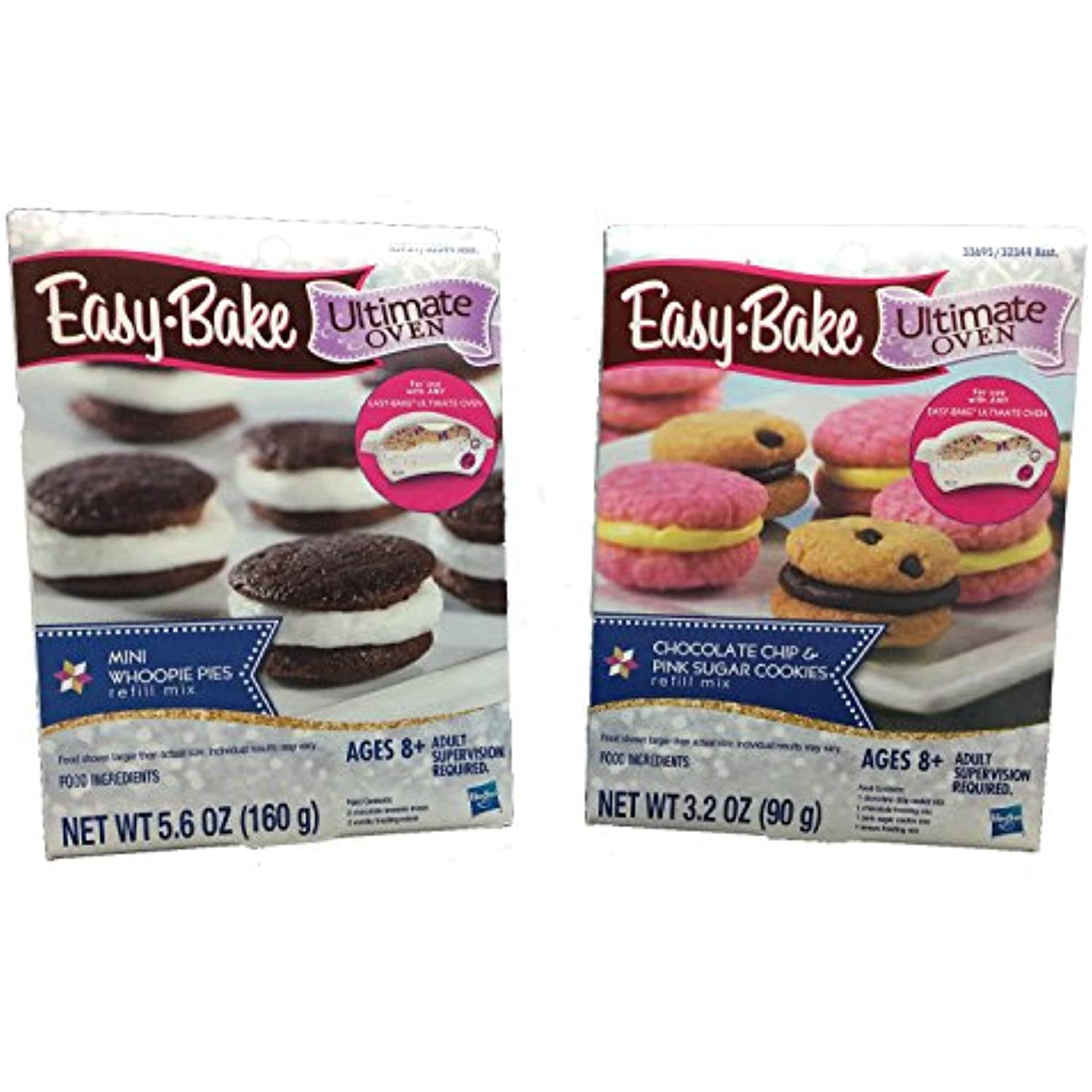 Details about   Easy-Bake Ultimate Oven Chocolate Chip & Pink Sugar Cookie Refill Mix New 