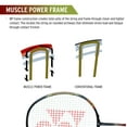 thumbnail image 4 of Yonex New Muscle Power Series MP 55 Badminton Racquet (Graphite, G4, 30 lbs Tension), 4 of 5