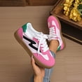 thumbnail image 5 of YLYL Women's Sneakers Lace up Non Slip Retro Classic Fashion Casual Comfort Walking Shoes, 5 of 9