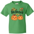 thumbnail image 3 of Inktastic Big Brother Pumpkins with Fall Leaves Youth T-Shirt, 3 of 5