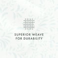 thumbnail image 6 of Noble Linens 4 Piece Pattern Microfiber Bed Sheets Set, Light Blue Ultra Burst of Vines, Twin, 6 of 12