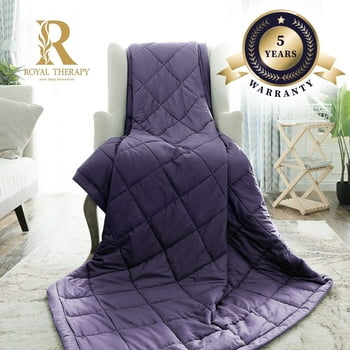 Buy Royal Therapy Weighted Blanket Adult Kids Bed 100 Calming Cotton Blanket with Glass Beads Online at desertcartZimbabwe