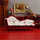 thumbnail image 5 of Bedroom Lounger Bed Miniature Furniture Model Doll Houses Accessory Realistic Floral Sheet Playset 1:12, 5 of 5