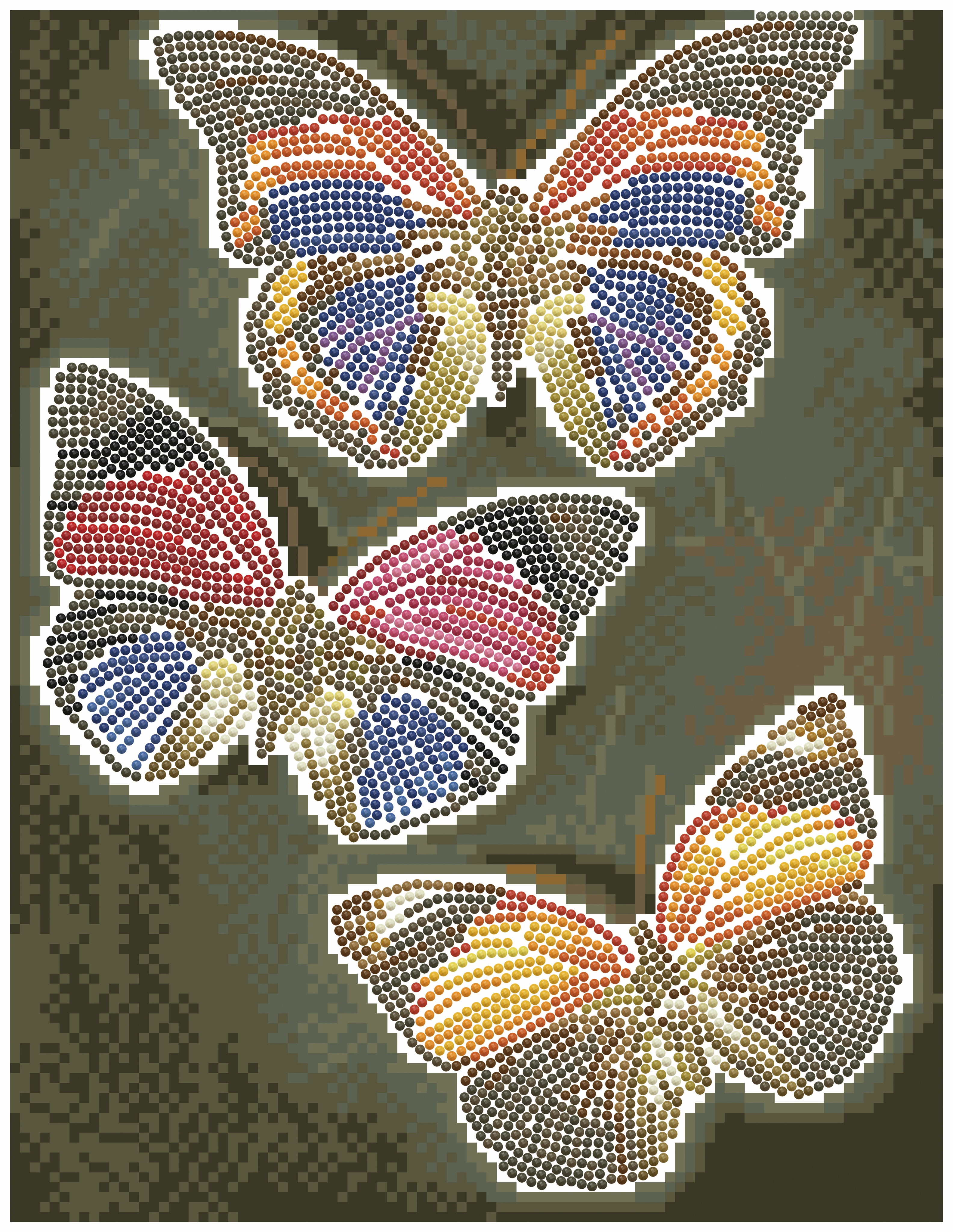 DIAMOND DOTZ® Butterfly Trio Special Edition Diamond Painting Kit