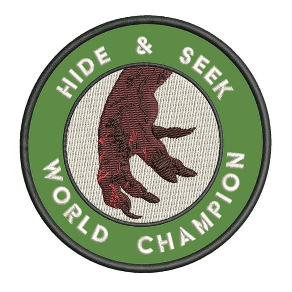 Bigfoot Patrol! Hide & Seek Champion 3.5" Iron On Or Sew On Embroidered Fabric Badge Patch Unexplained Mysteries Iconic Series