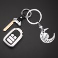 thumbnail image 4 of Key Chain Alloy Pendant Keyring Woman Key Holder Decor Key Ring Party Wedding Gift, D1002-Daughter, 4 of 9