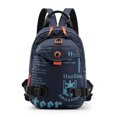 thumbnail image 3 of Mini mochila impermeable para hombre, mochila de viaje ultraligera de nailon, mochila para adolescentes, estudiantes, mochila con estampado de letras, bolso pequeño XA24C, 3 of 5