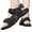 Black, variant on hoksml Women's Sport Sandals with Arch Support, Adjustable Straps Comfort Outdoor Hiking Shoes, 3 Colors