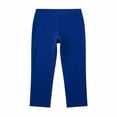 thumbnail image 7 of Women Capri Pants Elastic Waist Side Slit Casual Summer Pants Breathable Lightweight Stretchy Lounge Wear for Daily Comfort, 7 of 7